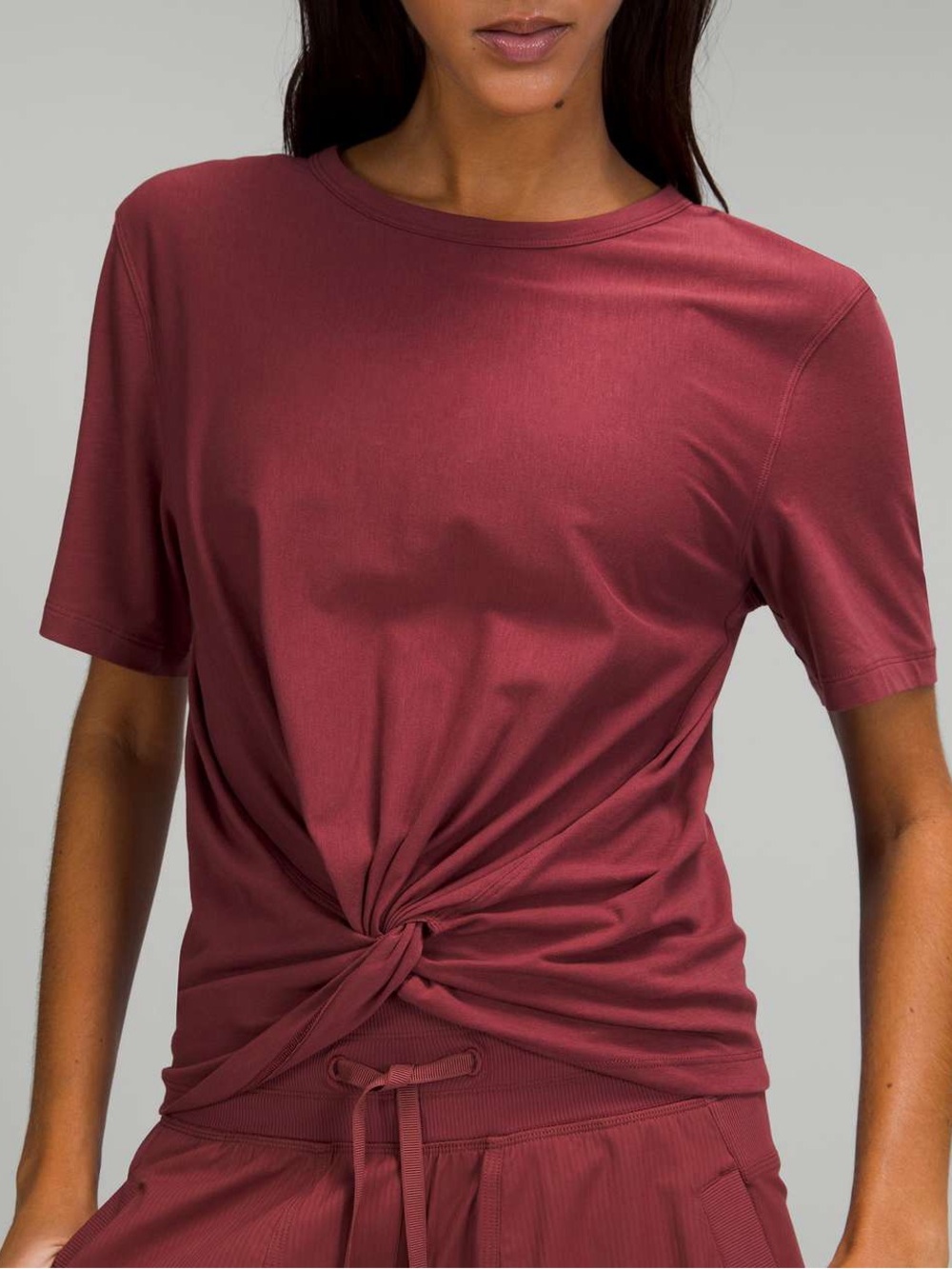 Lululemon Crescent Tee, Mulled Wine